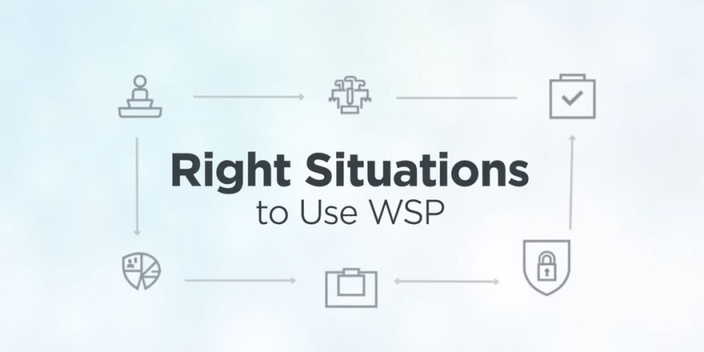 Right Situations to Use WSP