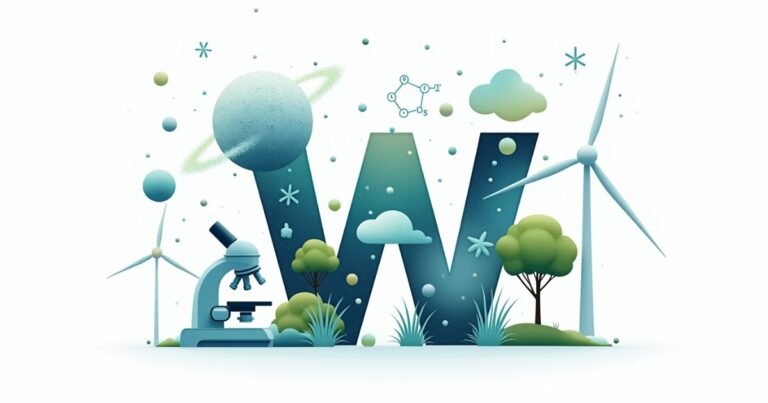 100+ Science Words That Start With W – List With Meanings Across All Fields