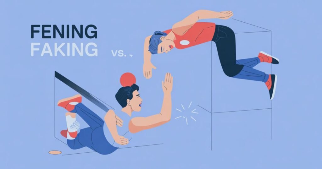 Feining vs. Faking